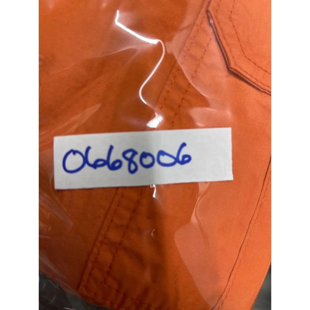 Gymboree Boys Orange Lined Cargo Pants Size 10 NWT Drawstring Elastic Waist